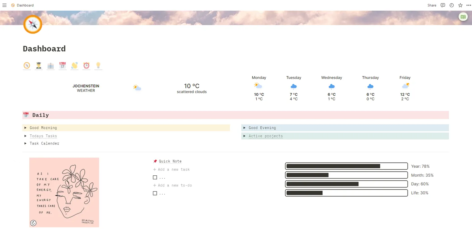 My Notion Dashboard