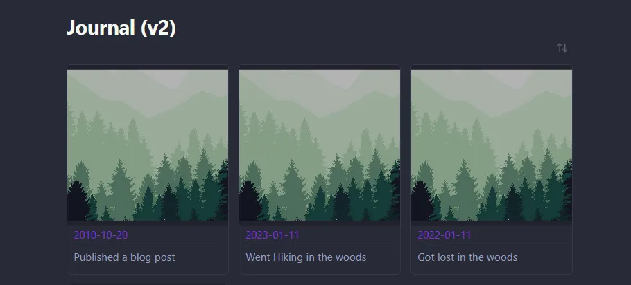 Journal Gallery v1